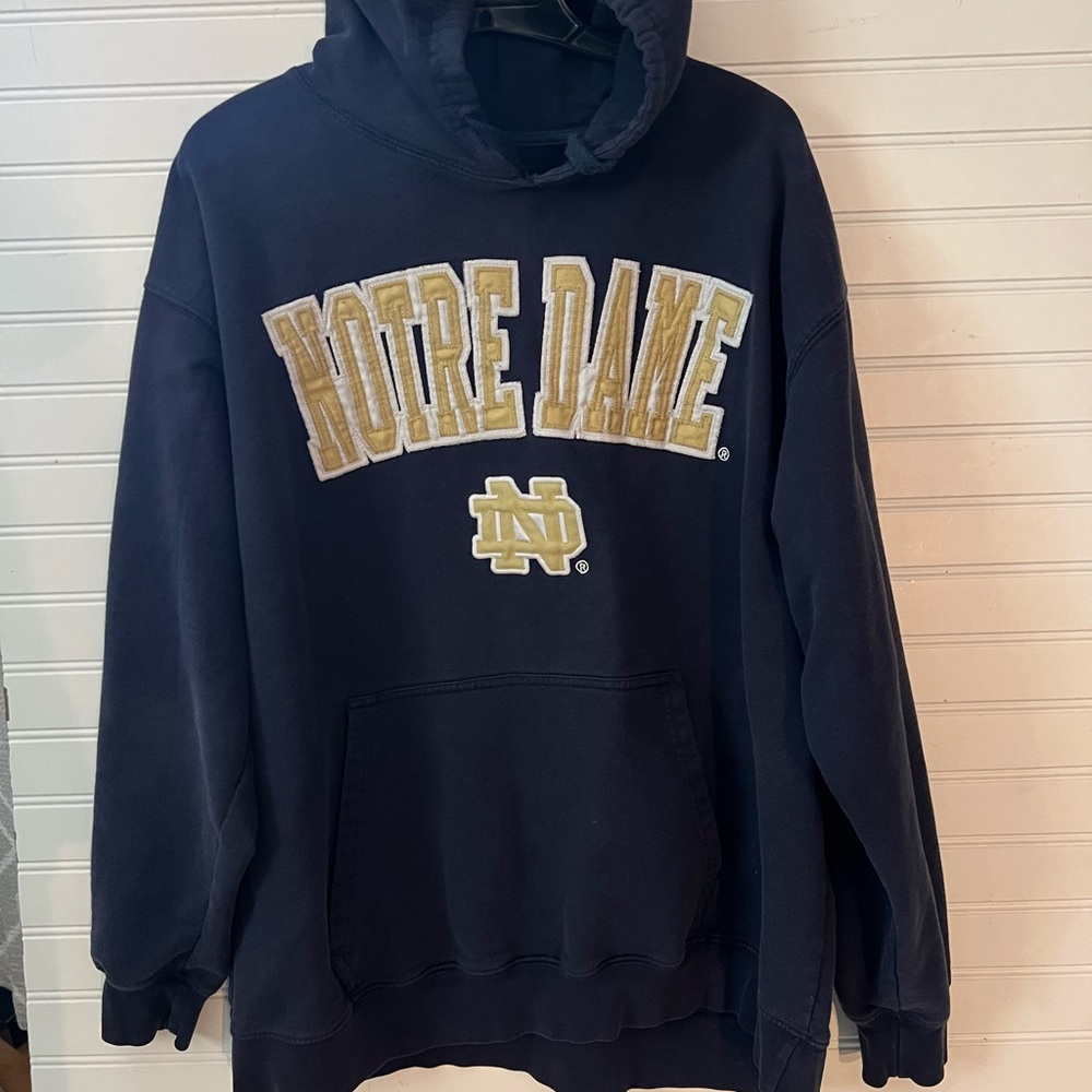 Notre Dame Navy Hoodie Unisex